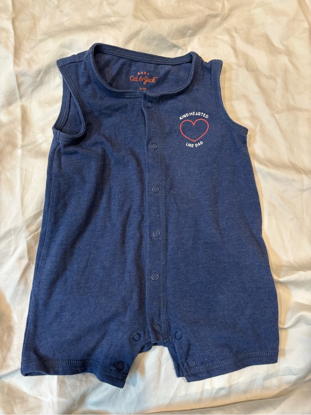 Cat & Jack Sleeveless Navy Infant Romper